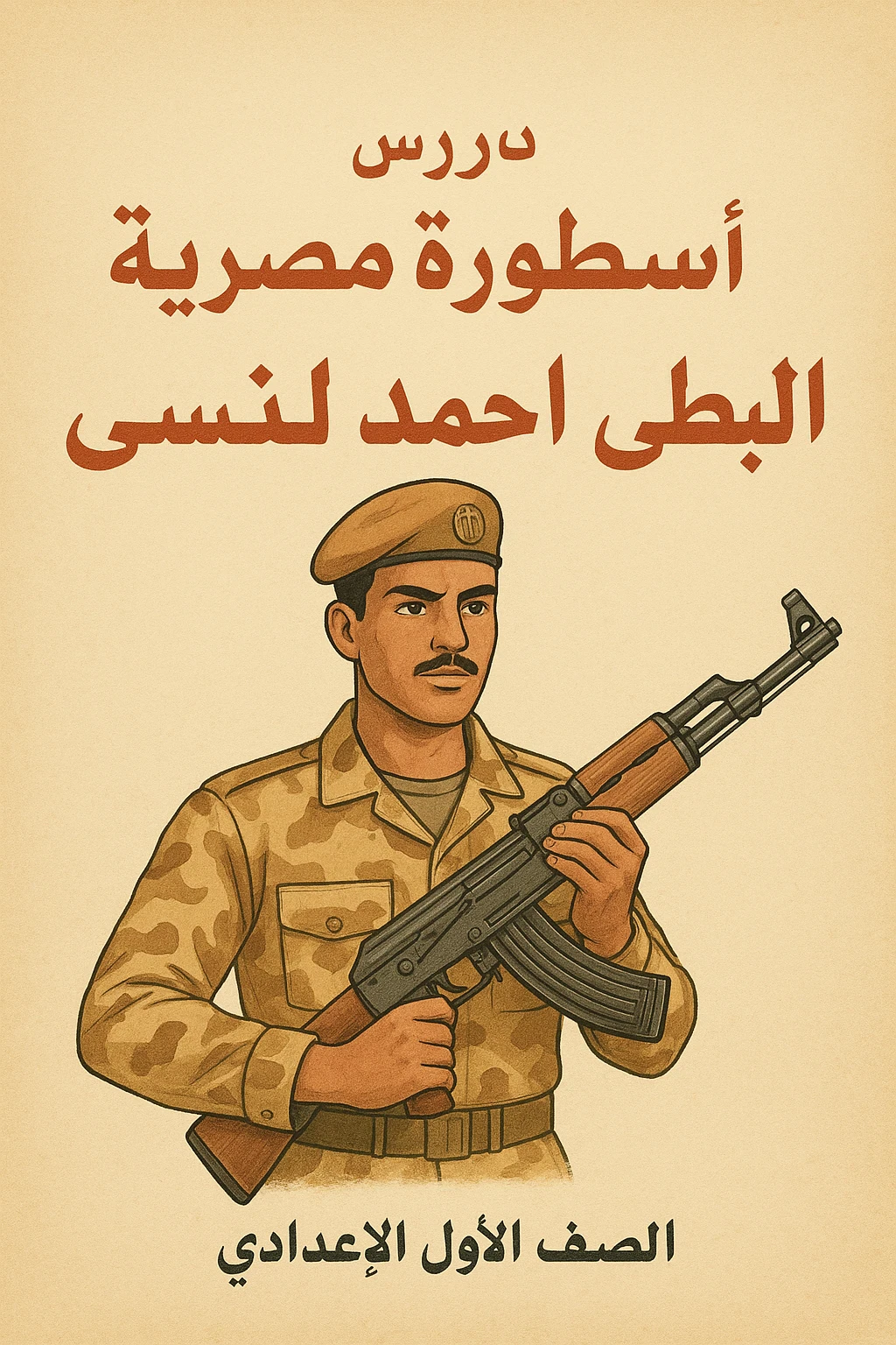 image about 📝 درس: أسطورة مصرية – البطل أحمد المنسي