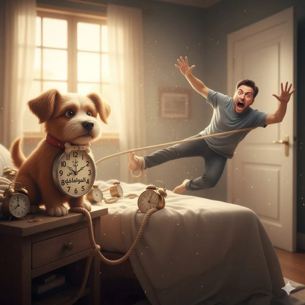 image about قصة جابر والمنبه البيولوجي