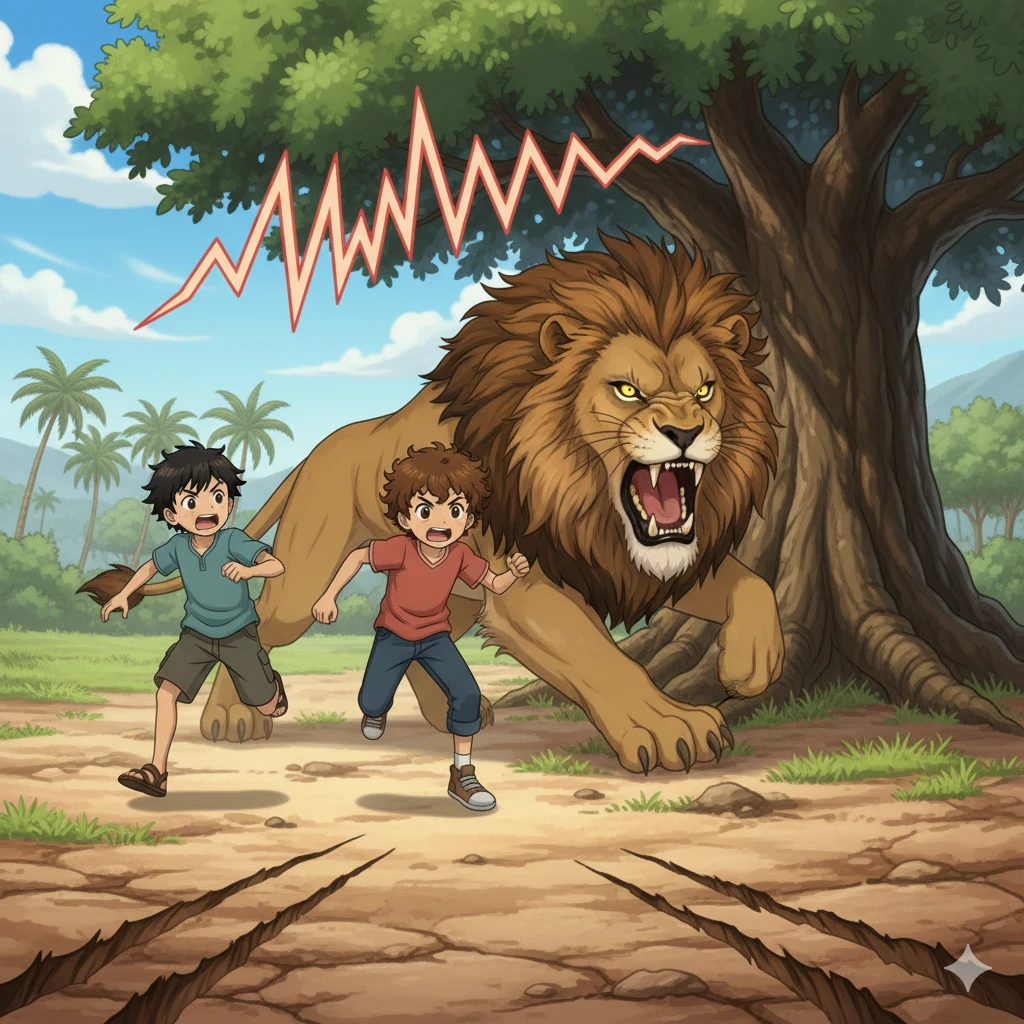 image about  الاولاد الخائفون في القرية