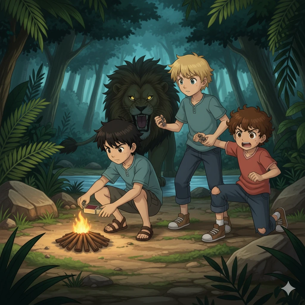 image about  الاولاد الخائفون في القرية