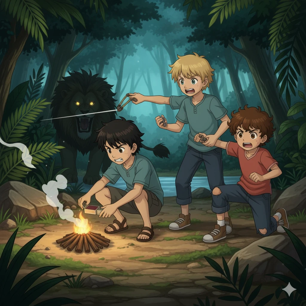 image about  الاولاد الخائفون في القرية