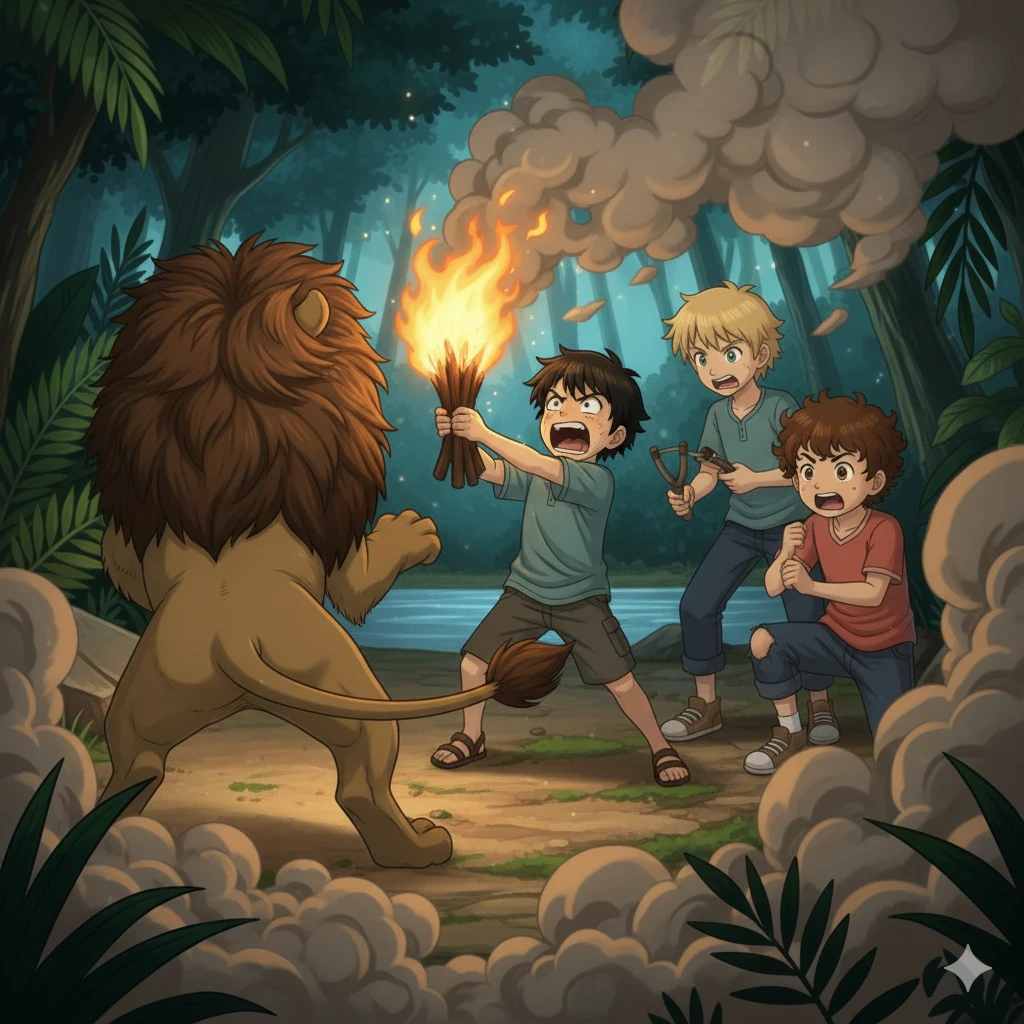 image about  الاولاد الخائفون في القرية