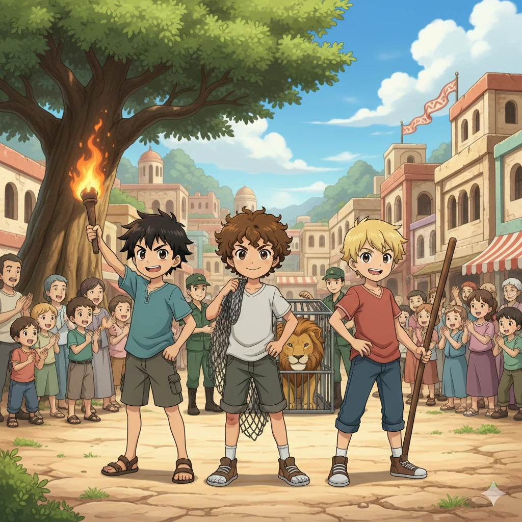 image about  الاولاد الخائفون في القرية