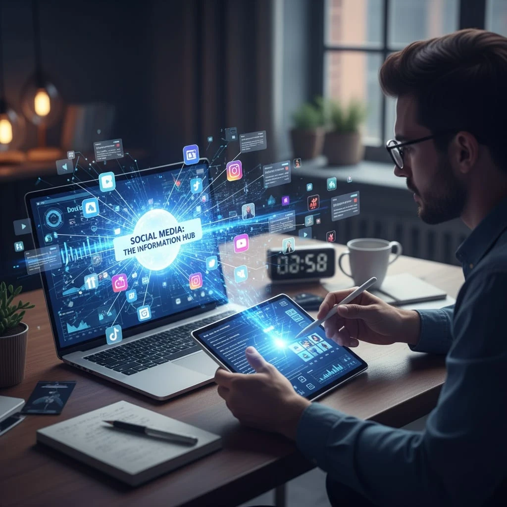 image about  السوشيال ميديا.. القوة التي أعادت تشكيل العالم في العصر الرقمي