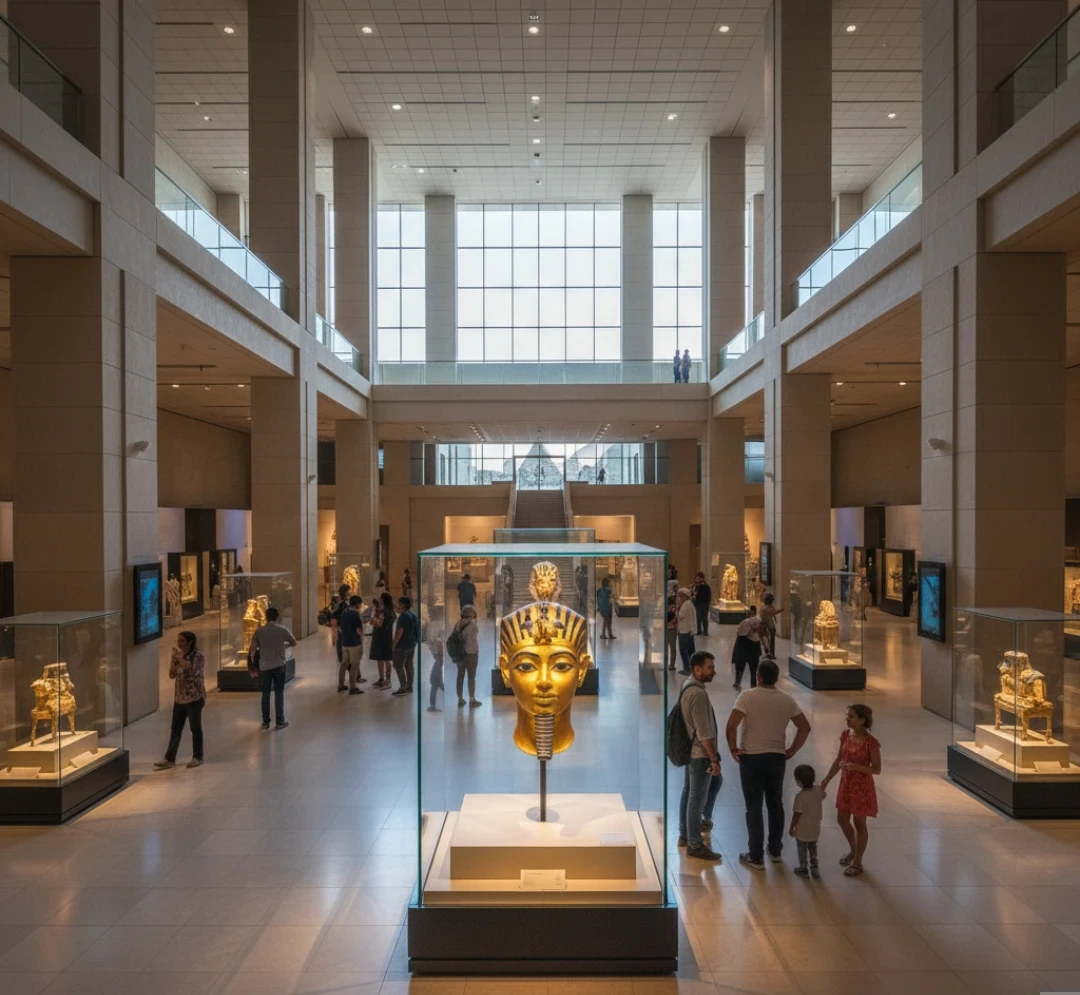 image about المتحف المصري الكبير.. بوابة جديدة تُعيد مجد الحضارة الفرعونية وتُنعش السياحة في مصر