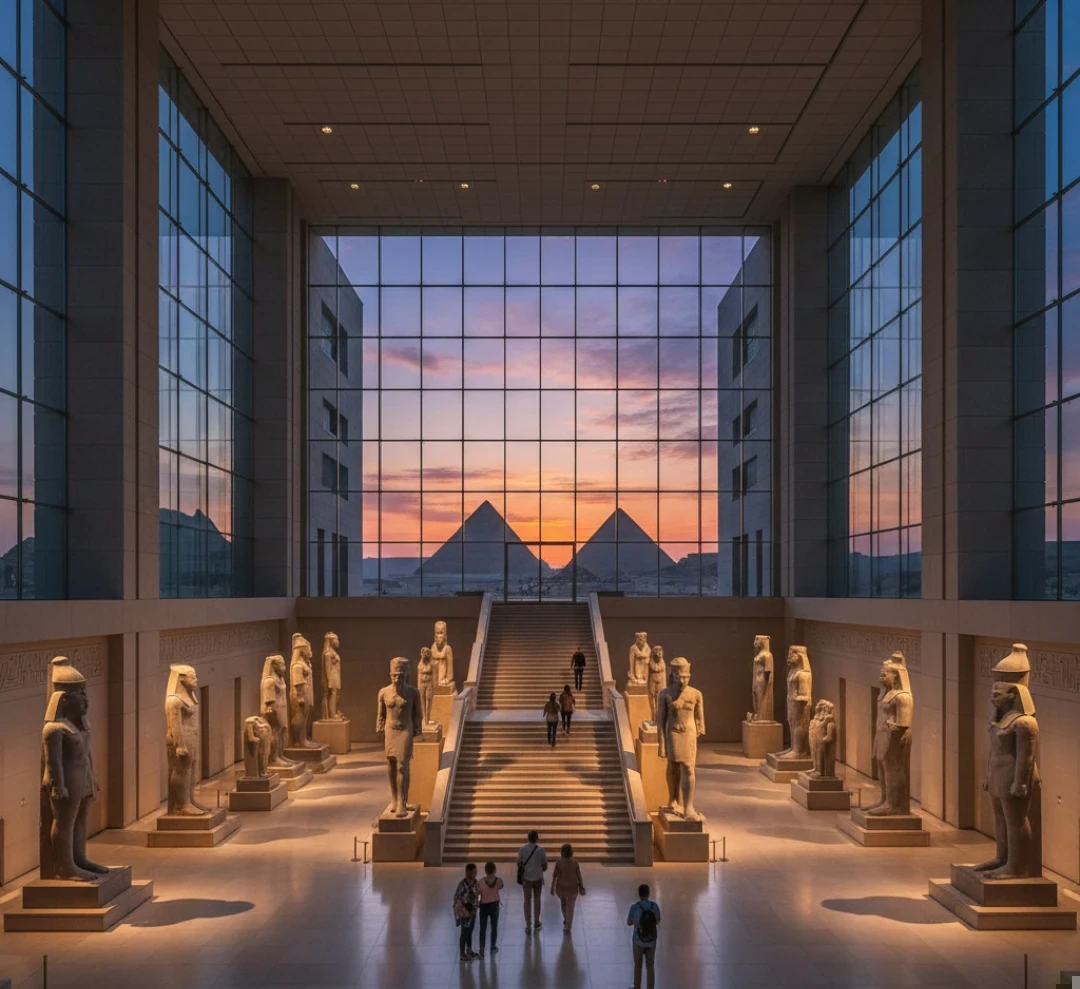 image about المتحف المصري الكبير.. بوابة جديدة تُعيد مجد الحضارة الفرعونية وتُنعش السياحة في مصر