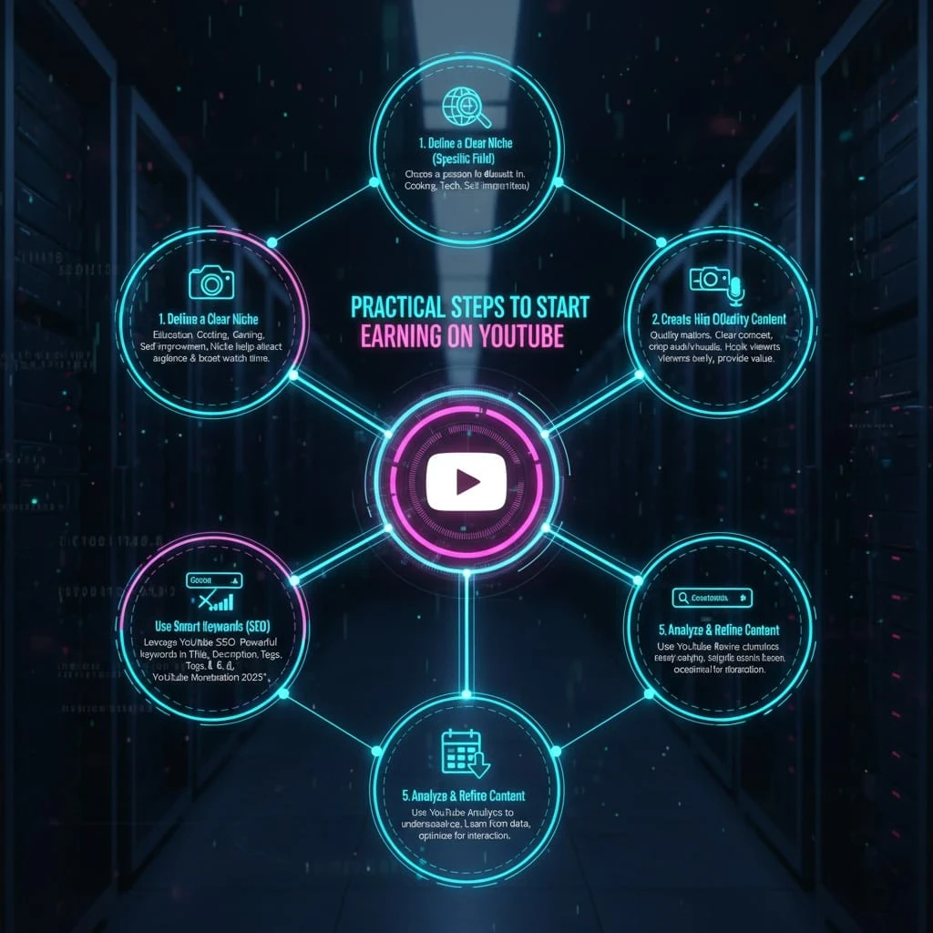 image about الربح من اليوتيوب 2025: كيف تبدأ قناتك وتحوّل شغفك إلى مصدر دخل حقيقي