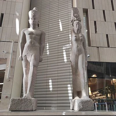 image about أهم القطع الأثريه المعروضه في المتحف المصري الكبير