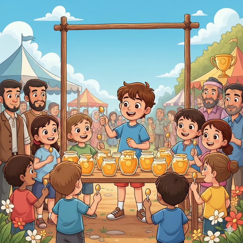 image about قصة الفتى الذي صار قلبُه عسلاً