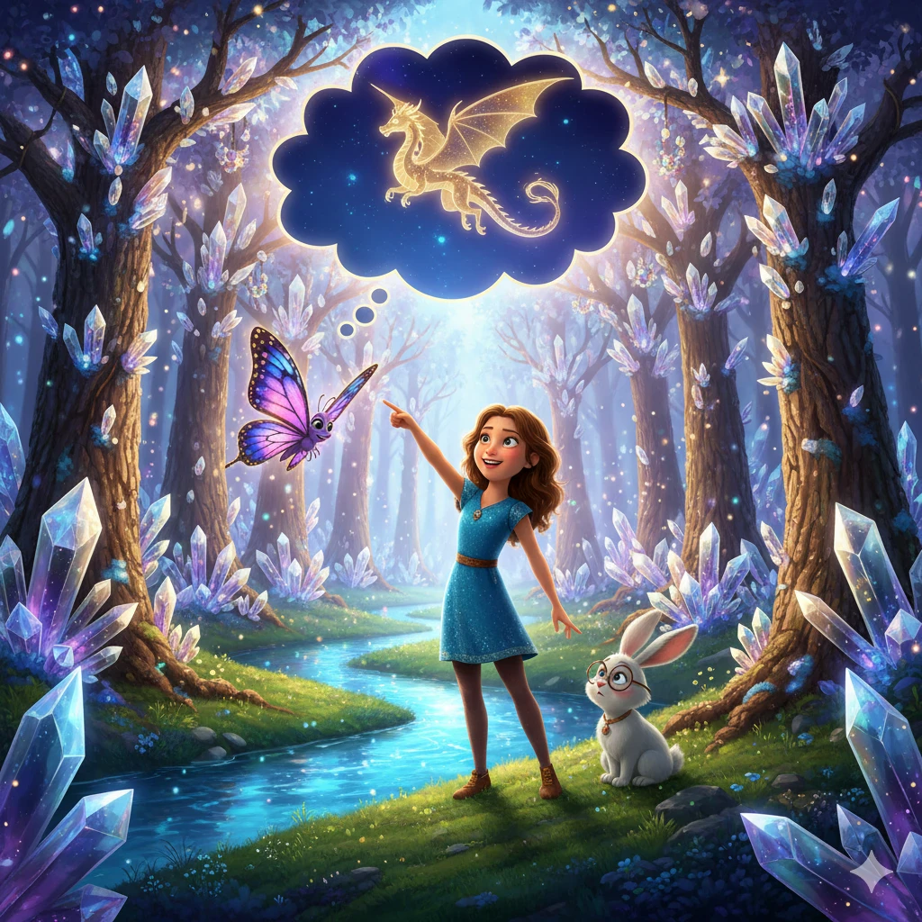 image about همس الحقيقة في الغابة المضيئة