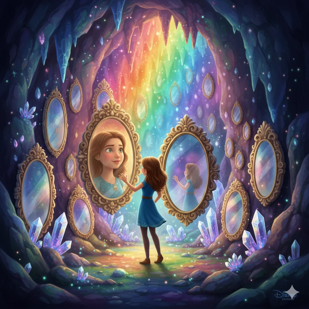 image about همس الحقيقة في الغابة المضيئة