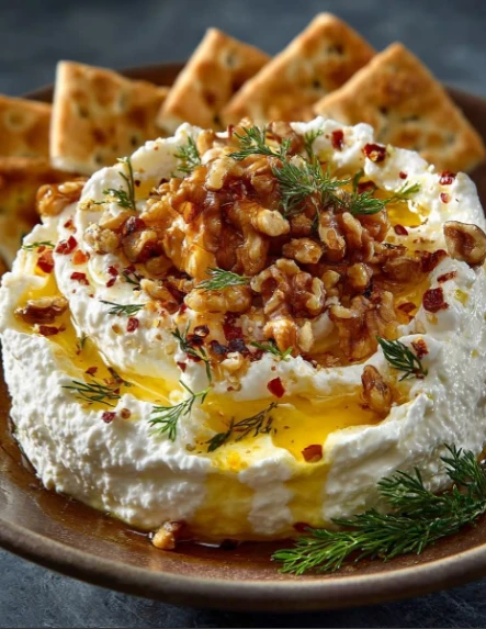 image about سلطة الفيتا اليوناني مع العسل وعين الجمل