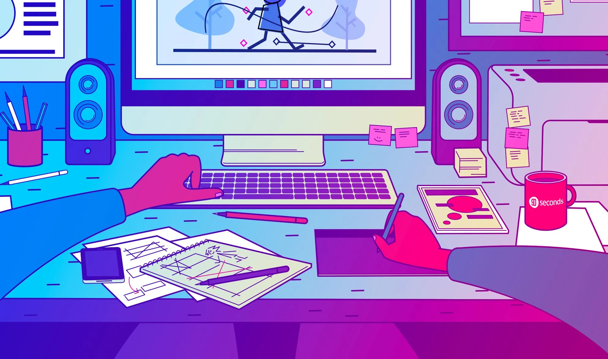 image about صُنع وإعداد مقاطع كرتون كاملة بالذكاء الاصطناعي من الهاتف مجانًا من البداية للنهاية.