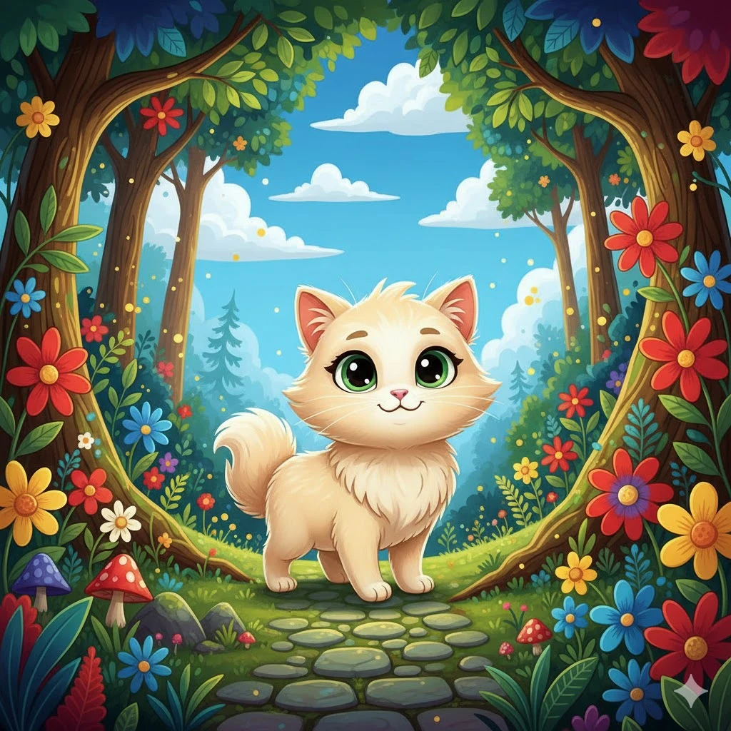 image about القطة الصغيرة والشمس المفقودة