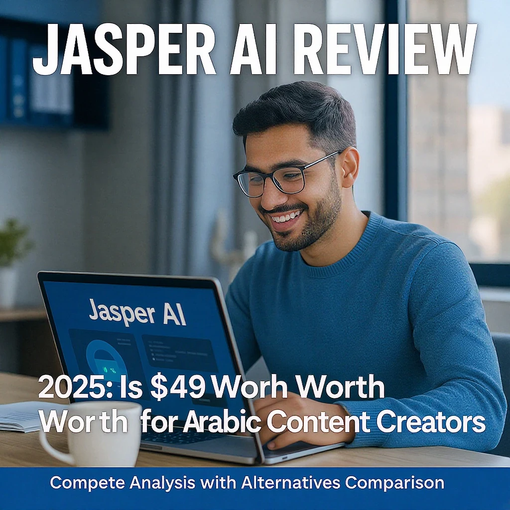 image about مراجعة Jasper AI: دليل الشاب العربي لكتابة المحتوى التسويقي بالذكاء الاصطناعي
