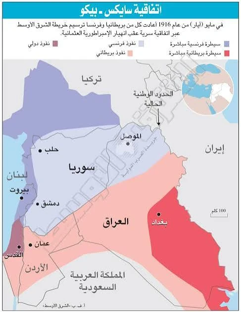 image about اتفاقية سايكس بيكو