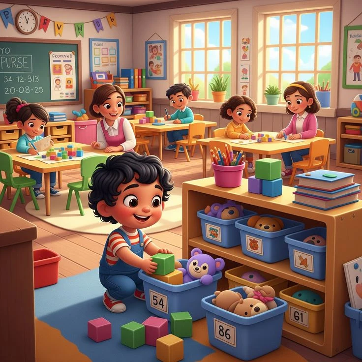 image about 💜 قصة أطفال: “مغامرة سامي وأصدقاؤه في المدرسة”