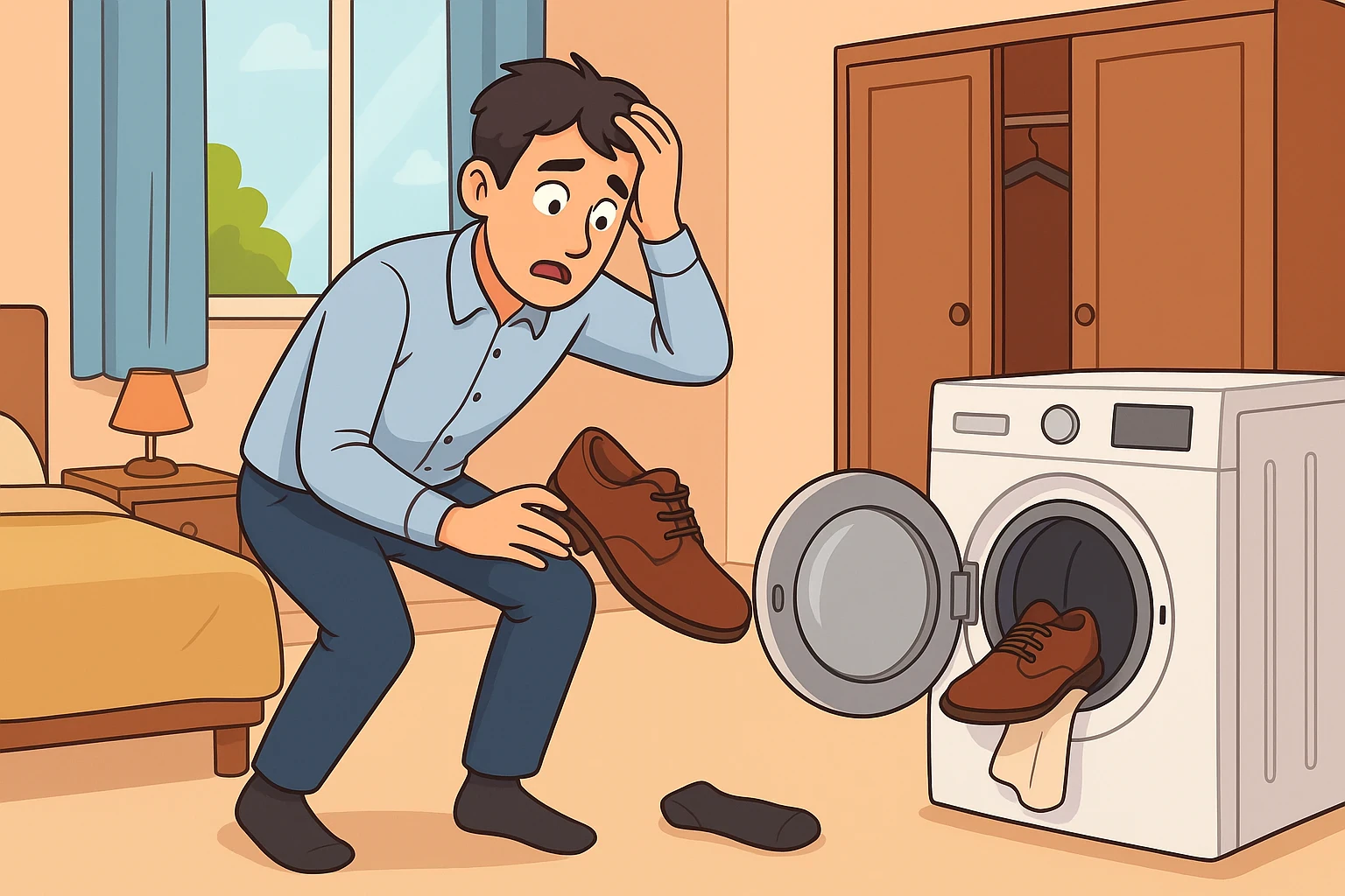 image about الحذاء الهارب وفوضى الصباح