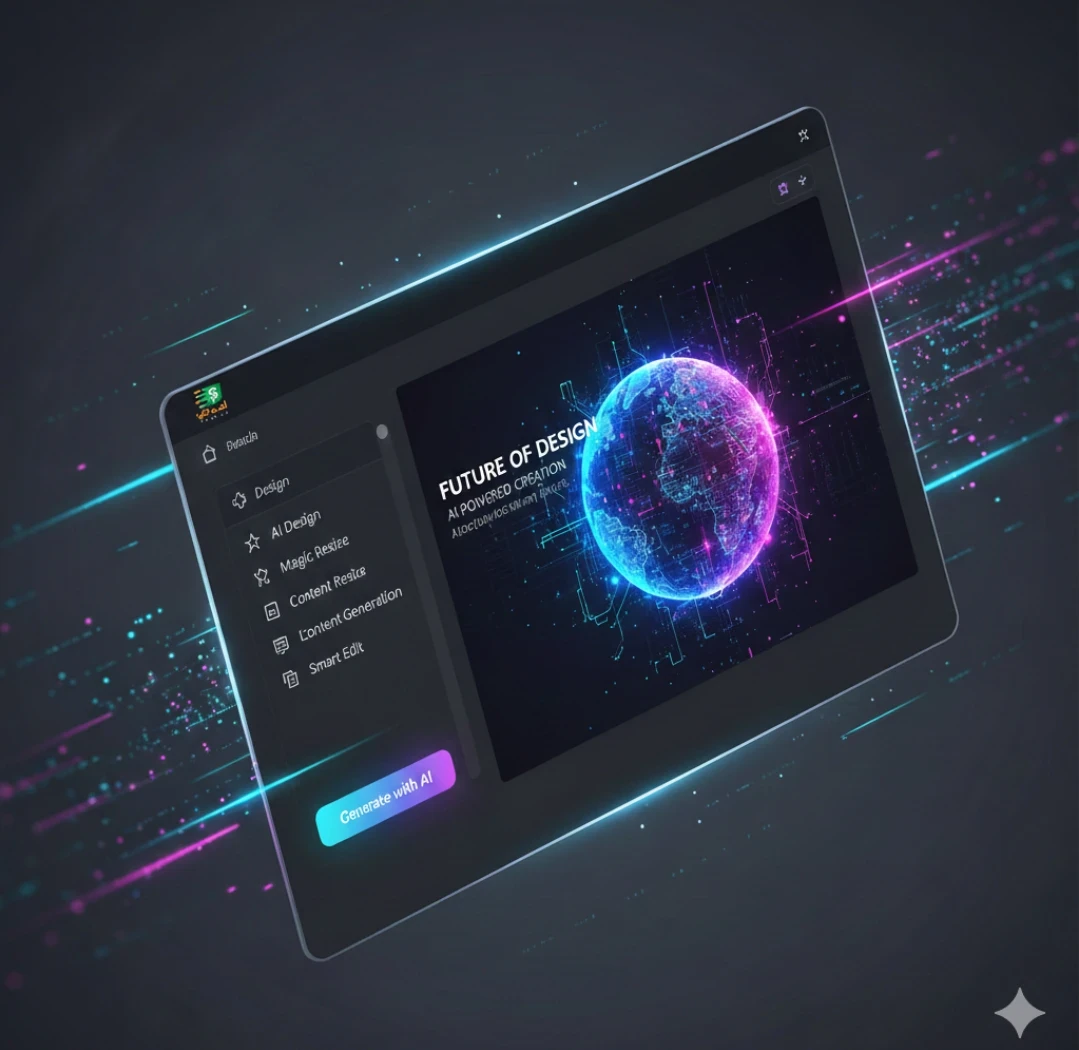 image about تحميل برنامج Canva AI للتصميم بالذكاء الاصطناعي 2025 للأندرويد والآيفون – أفضل تطبيق لإنشاء صور احترافية مجانًا