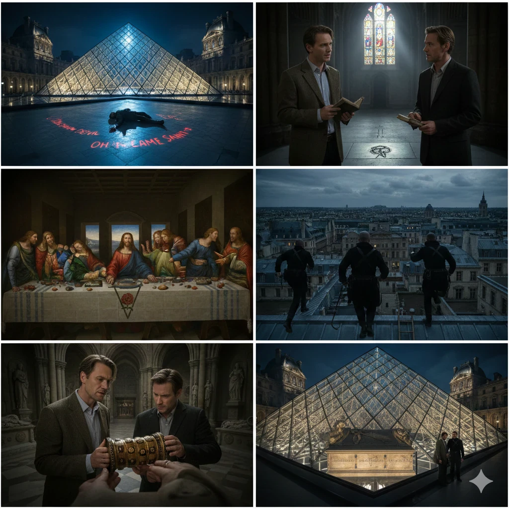 image about  رواية شيفرة دافنشي – دان براون (The Da Vinci Code)