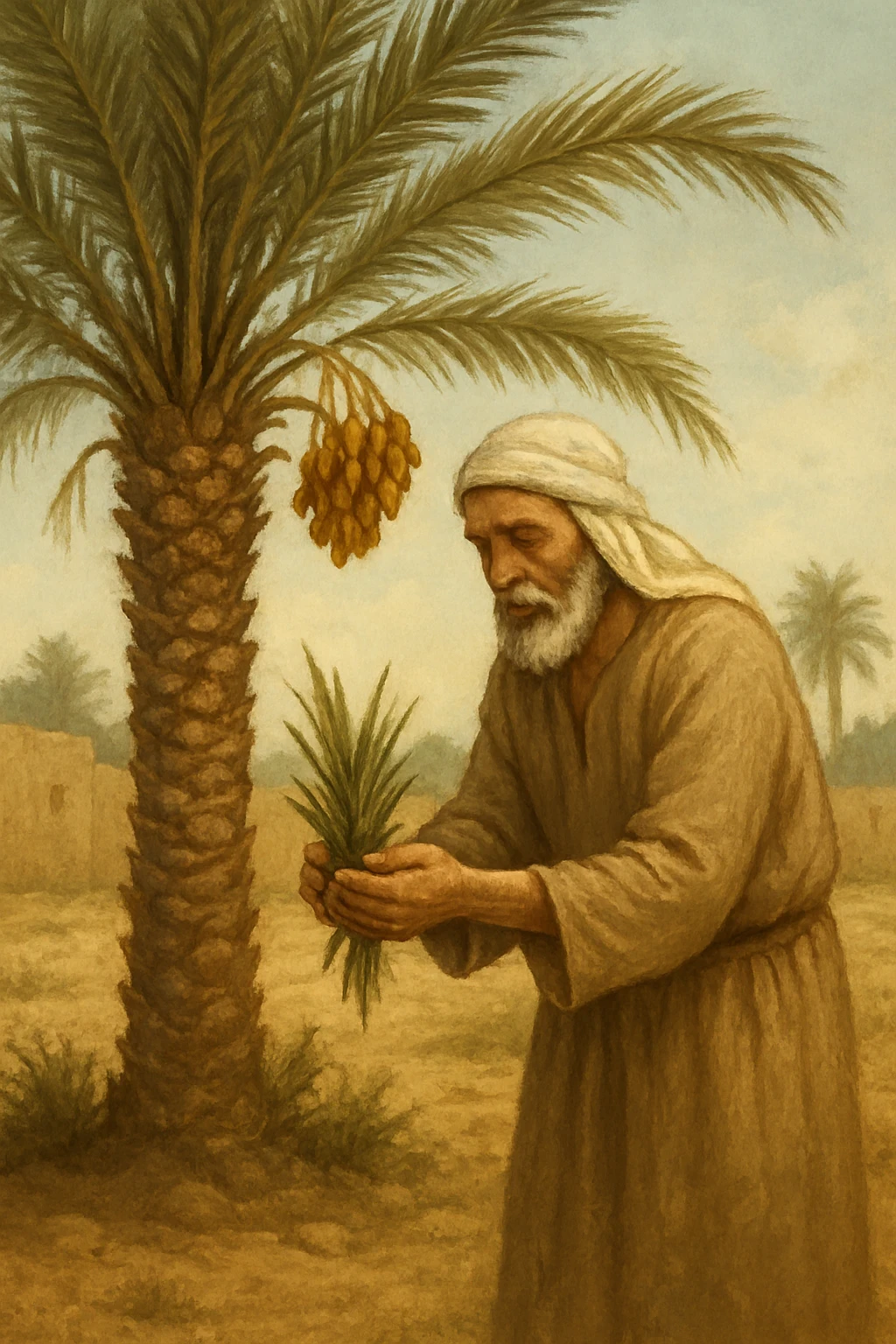 image about النخلة التي علّمت القلب معنى الرضا