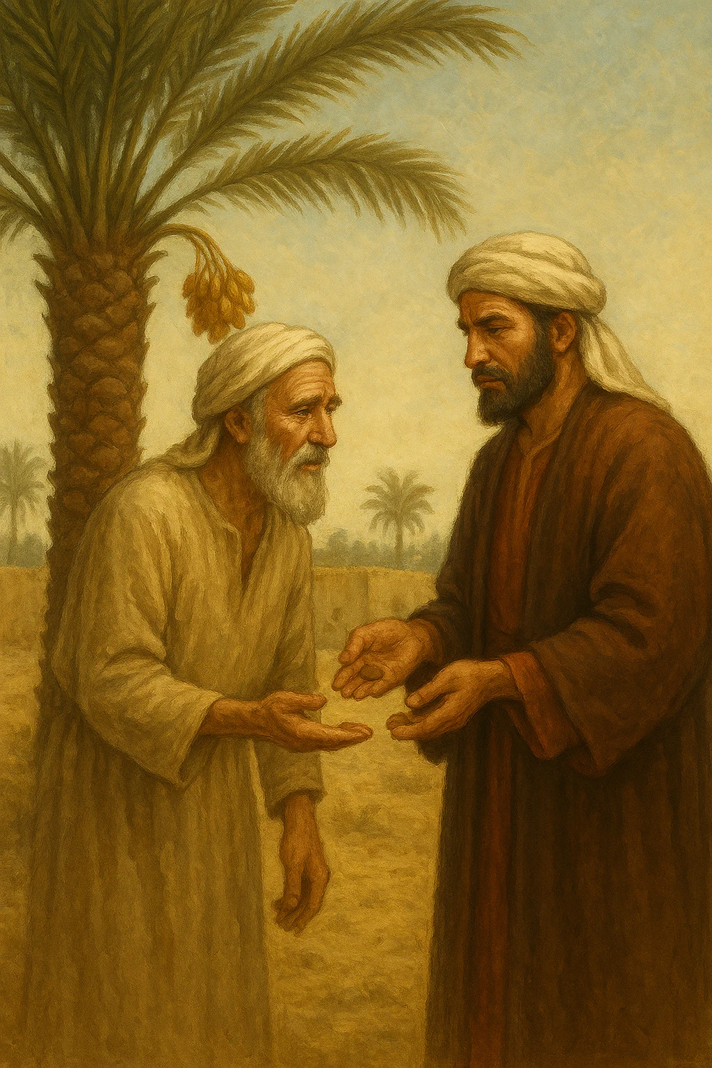 image about النخلة التي علّمت القلب معنى الرضا