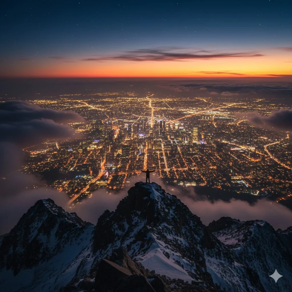 image about طريق القمة يبدأ بدرجة واحدة