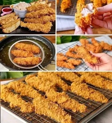 image about 🍗 طريقة عمل ستربس الدجاج المقرمش في المنزل خطوة بخطوة (وصفة مجربة 100%)