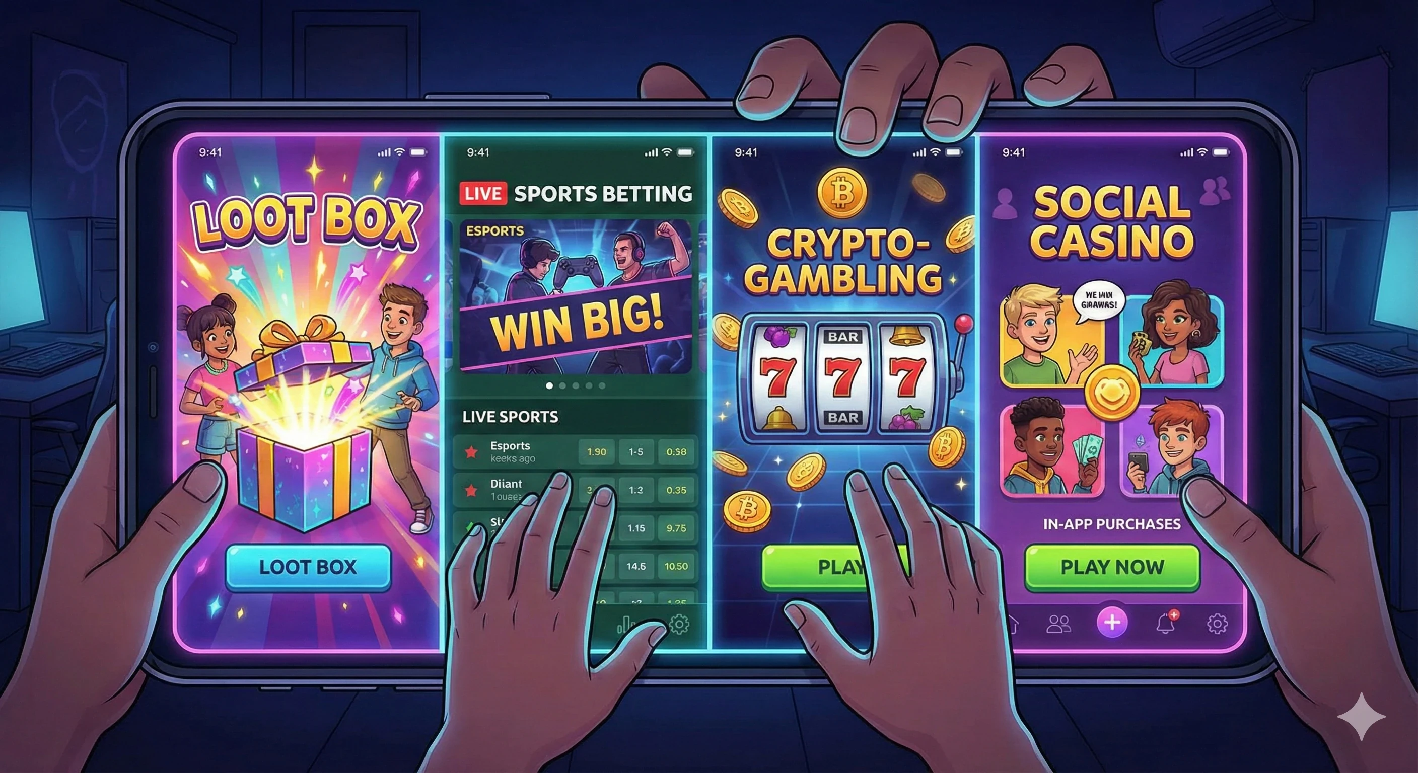 image about القمار الإلكتروني: المخدرات الرقمية الصامتة التي تفتك بالجيل الجديد