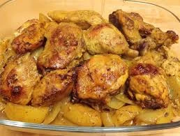 image about 🍗🔥 طريقة عمل تبسي الدجاج بالبطاطس – وصفة عراقية لذيذة بنكهة غنية