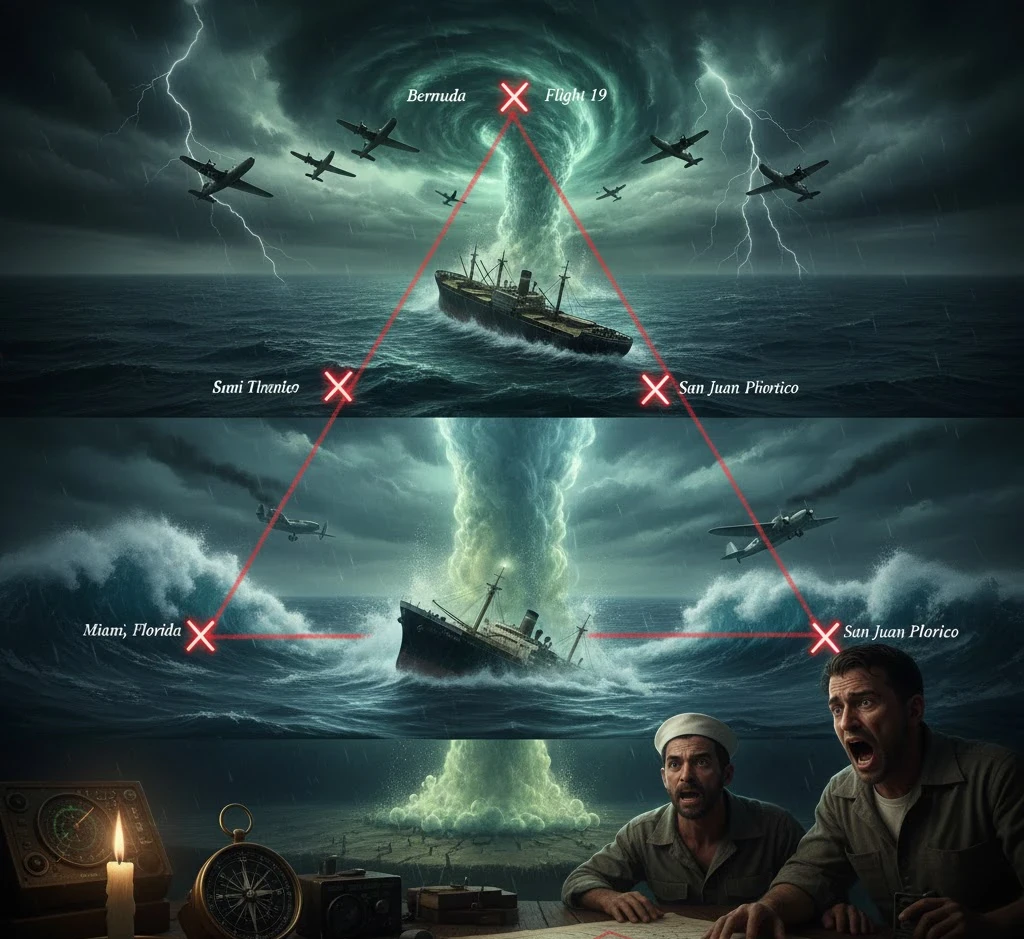 image about أسرار مثلث برمودا الغامضة / شر ينتظر في مثلث الشيطان /