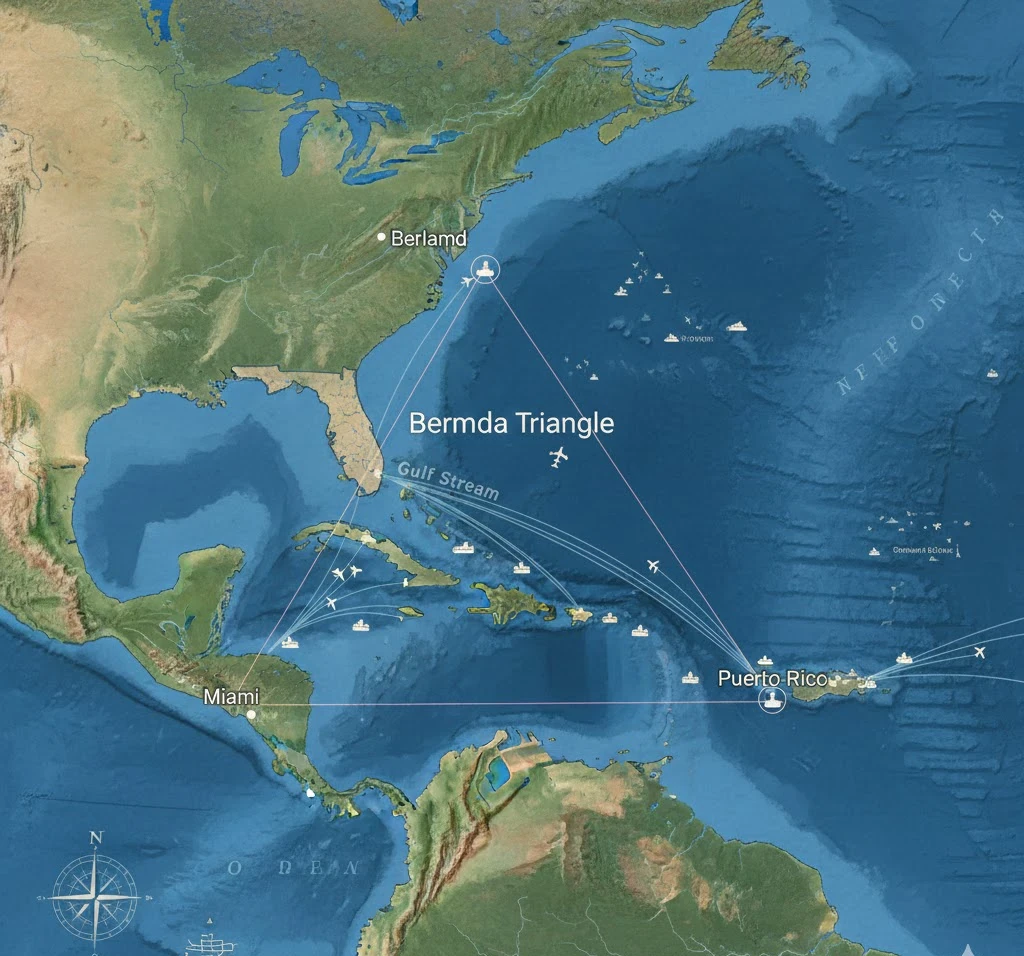 image about أسرار مثلث برمودا الغامضة / شر ينتظر في مثلث الشيطان /