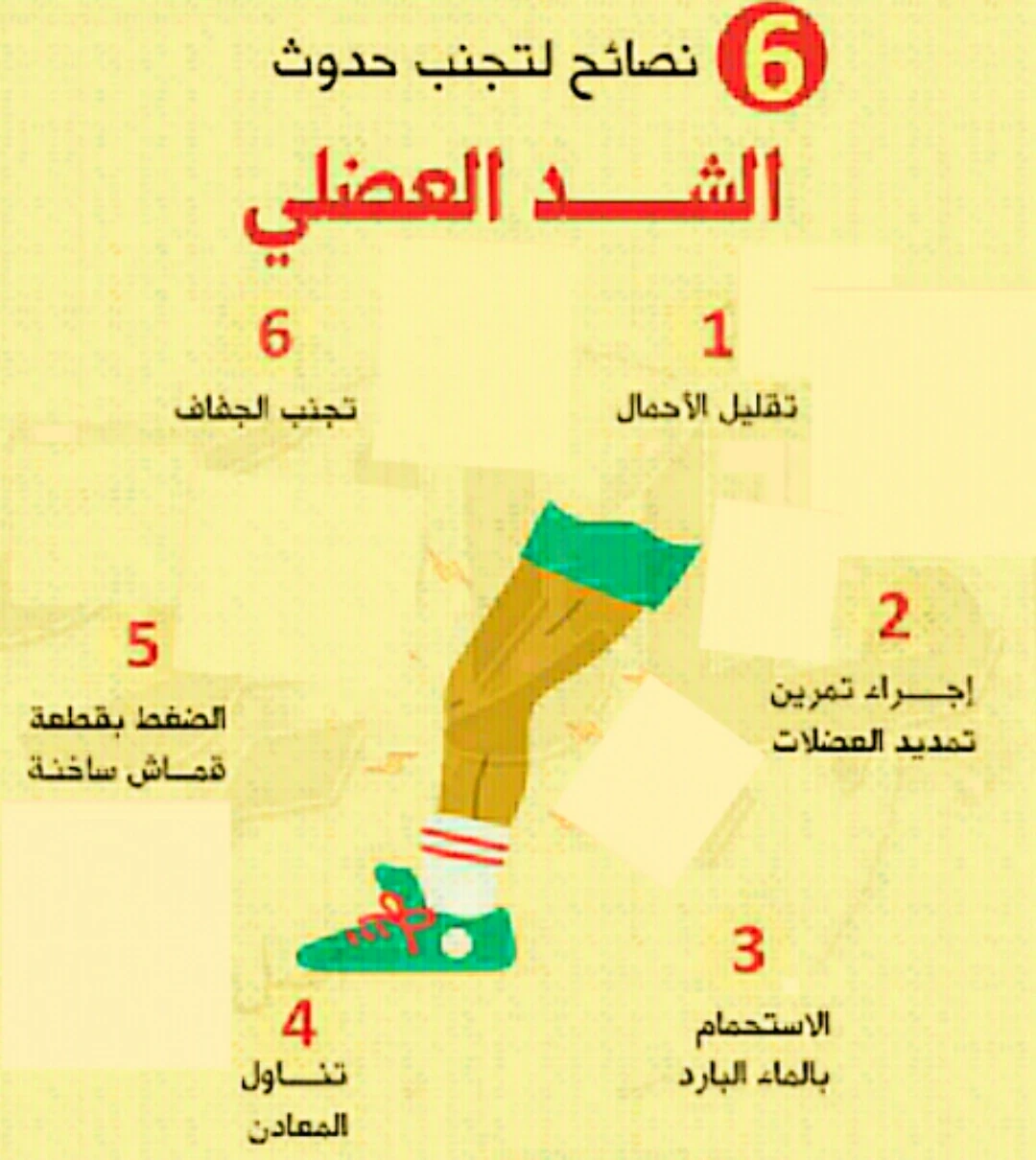 image about من الإحماء الخاطئ إلى فقدان وظيفة العضلة.