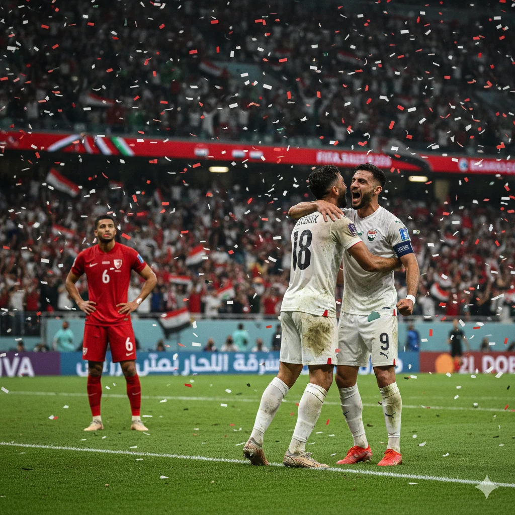 image about العراق يهزم البحرين 2-1 في كأس العرب 2025: انطلاقة قوية لأسود الرافدين في رحلة استعادة المجد