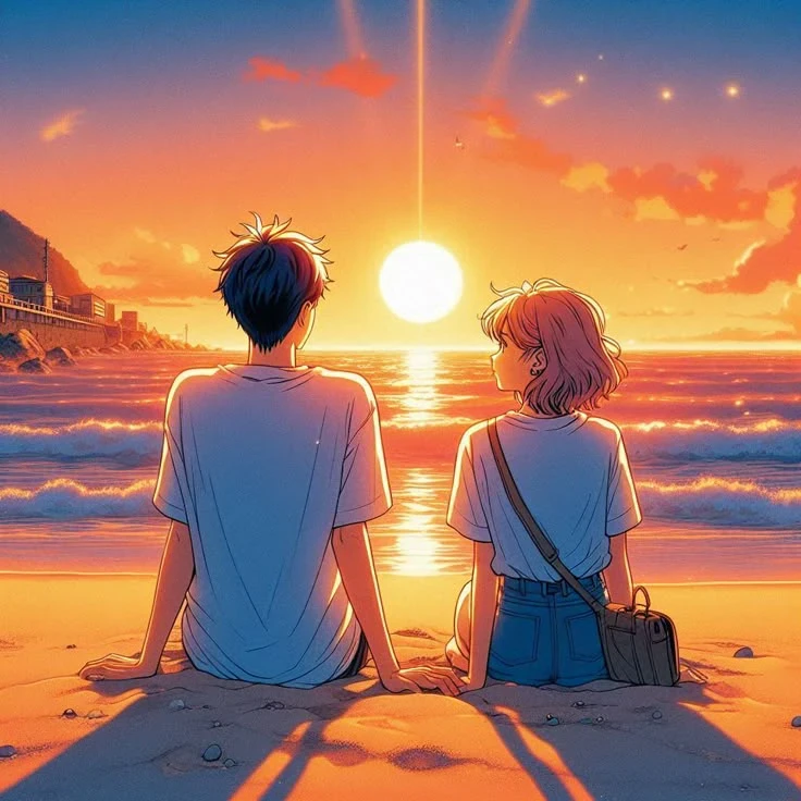 image about غروب على أطراف القلب