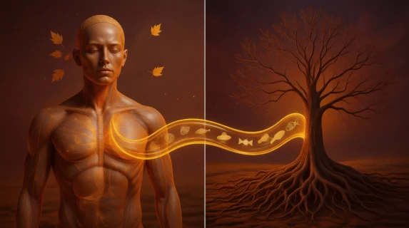 image about Autumn's Inner Harvest: Is Your Body Mirroring the Trees? A Public Health Deep Dive into Seasonal Vulnerability