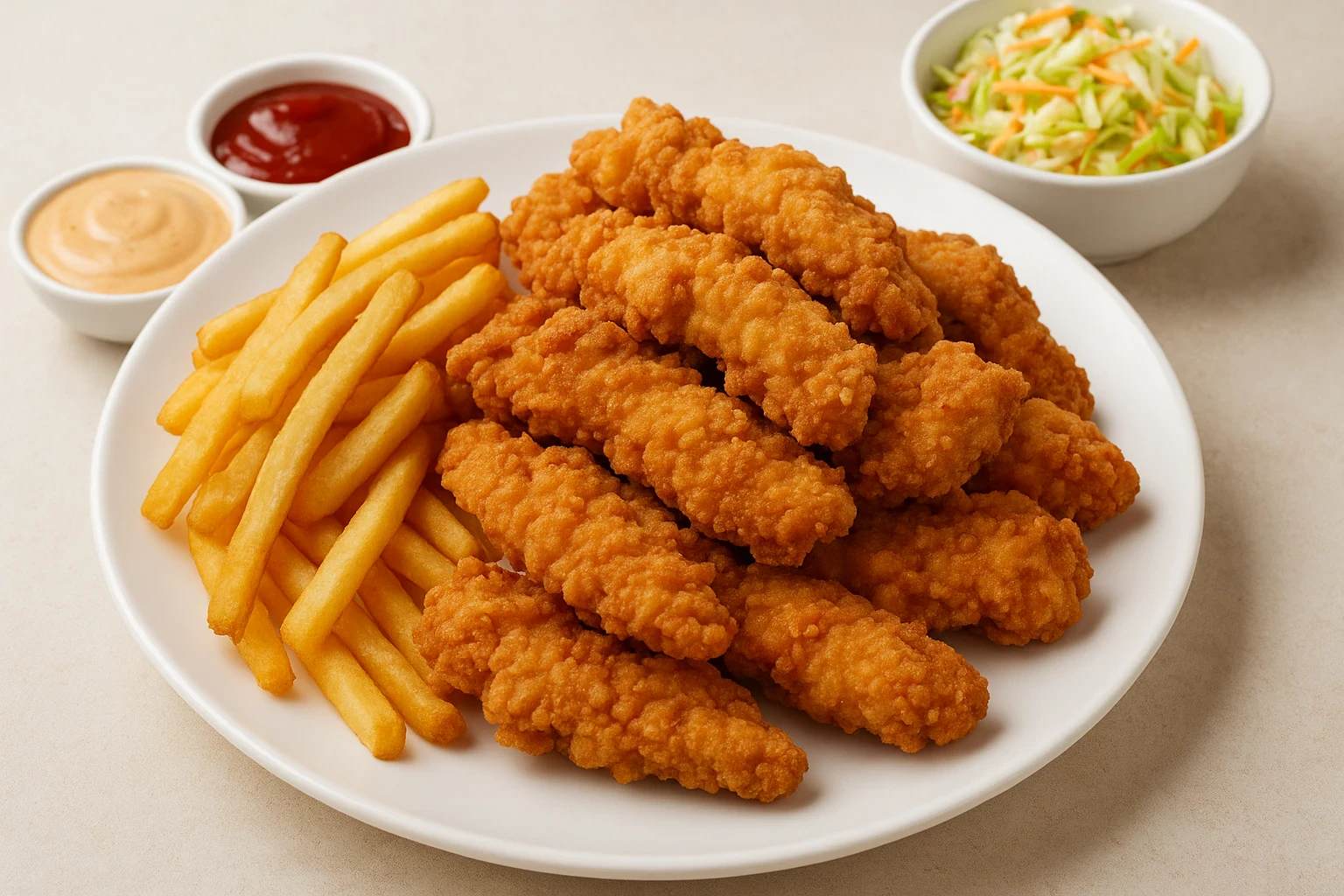 image about 🍗✨ طريقة عمل استربس الدجاج المقرمش في المنزل خطوة بخطوة