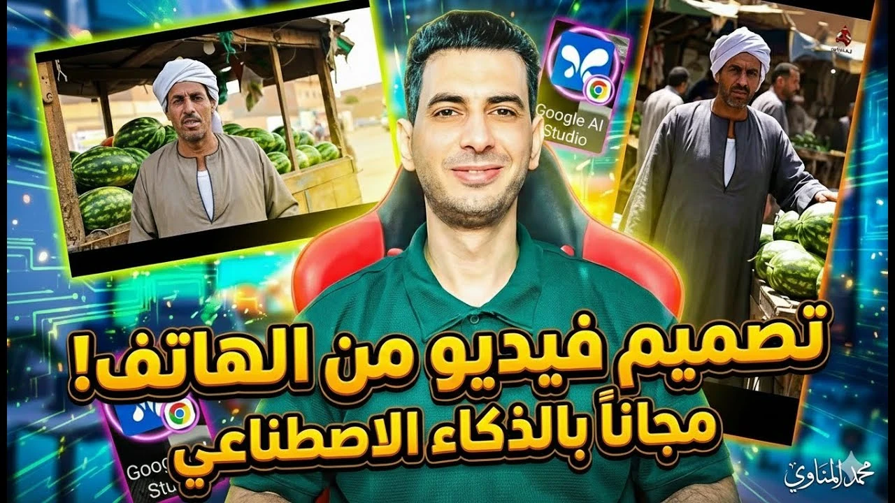 image about  ازاي تعمل وتصمّم فيديوهات بالذكاء الاصطناعي بسهولة — باللهجة المصرية