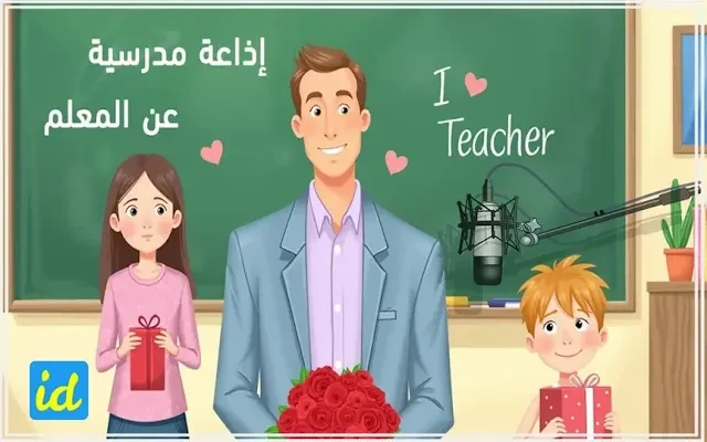 image about أجمد كلمه للإذاعه المدرسيه عن المعلم.