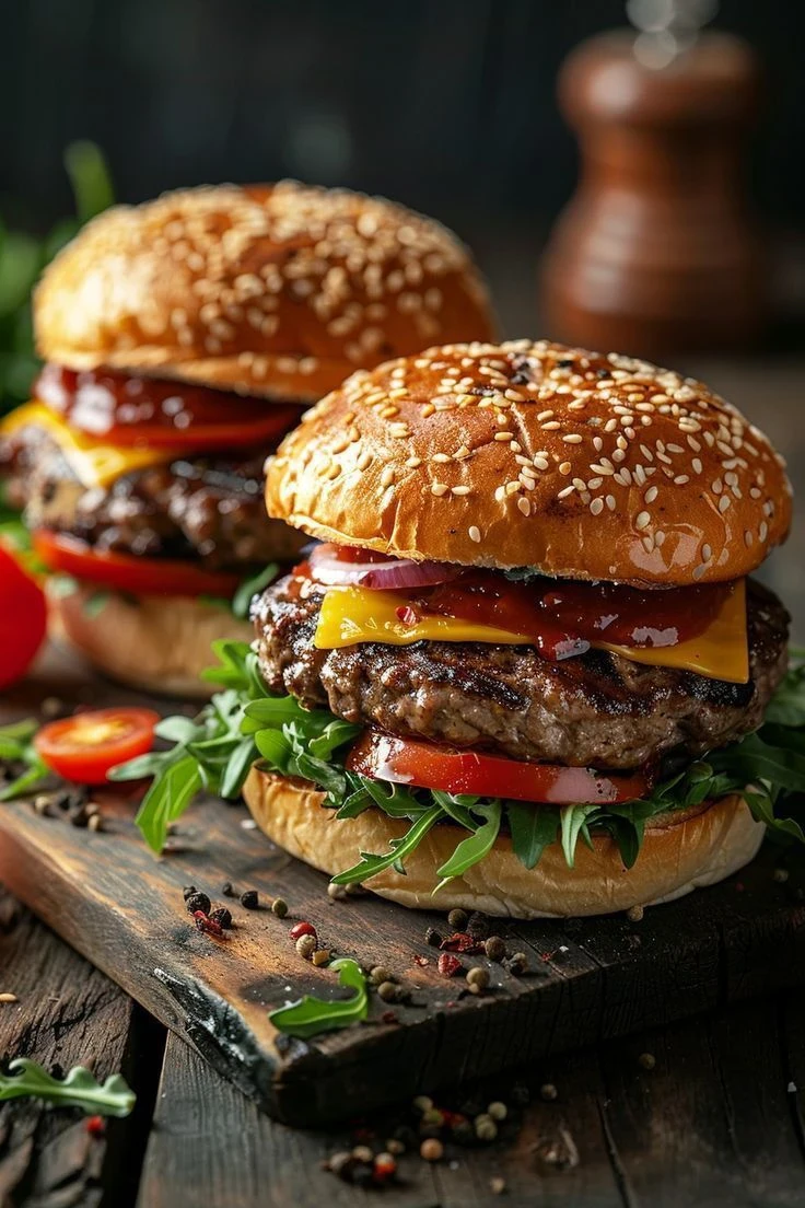 image about 🍔 كيفية عمل جميع أنواع البرجر في البيت: دليل شامل لتحضير البرجر اللذيذ والاقتصادي