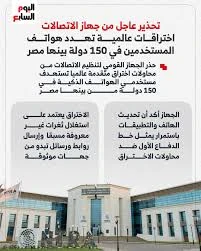 image about تحذير عالمي ل مصر من اختراقات الهواتف… ما الذي يحدث وكيف تحمي نفسك