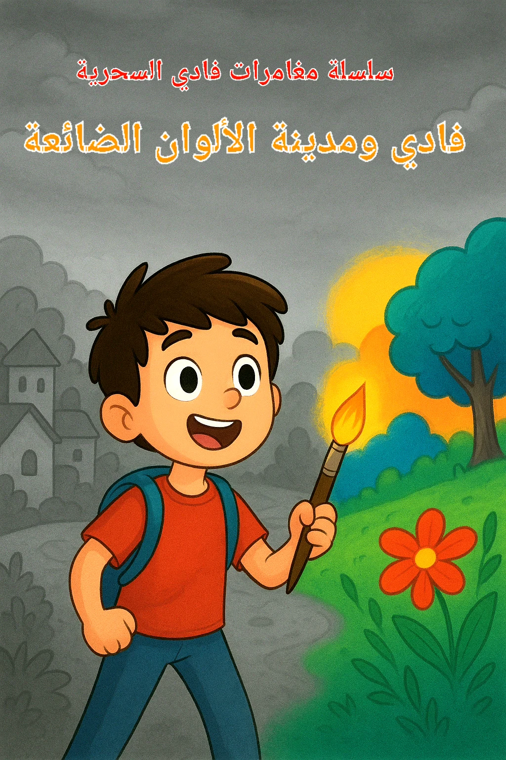 image about سلسلة ⭐ مغامرات فادي السحرية⭐ القصة الأولى: فادي ومدينة الألوان الضائعة