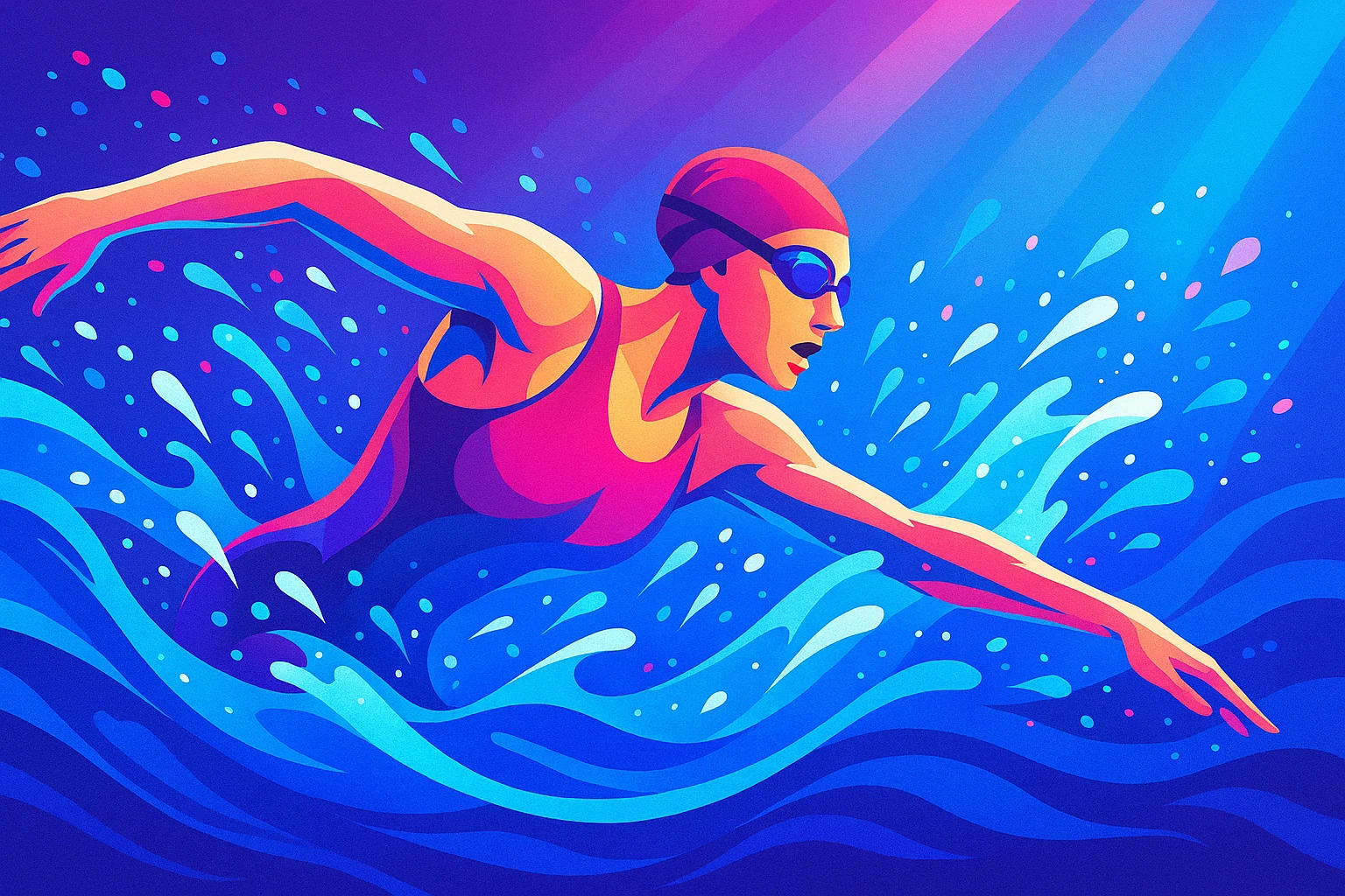 image about السباحة السعودية تسجل إنجازات تاريخية في 24 ساعة الأخيرة