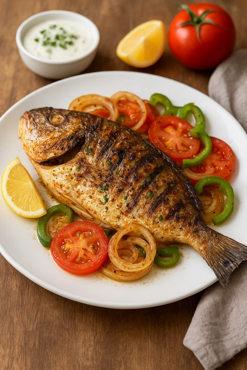 image about 🐟🔥 طريقة عمل السمك السنجاري المشوي — نكهة بحرية على الطريقة المصرية الأصيلة