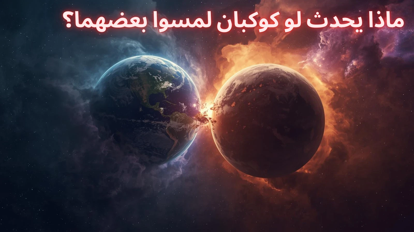 image about ماذا يحدث لو لمس كوكبان بعضهما؟