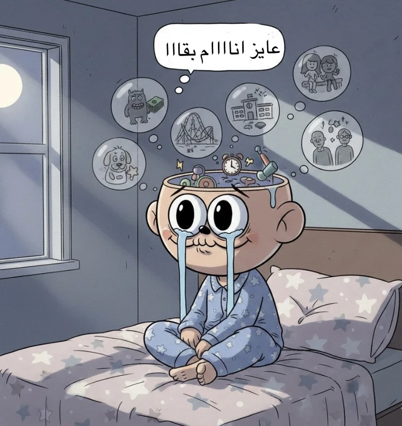 image about أسئلة لا يجرؤ العقل على طرحها إلا قبل النوم ✨