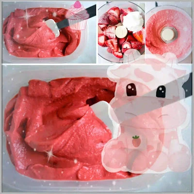 image about مكونات زبادي مثلج بالفراولة