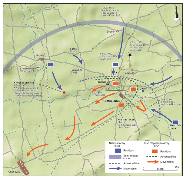 image about كيلمالوك بين يوليو وأغسطس 1922: إحدى أكبر معارك الحرب الأهلية الأيرلندية