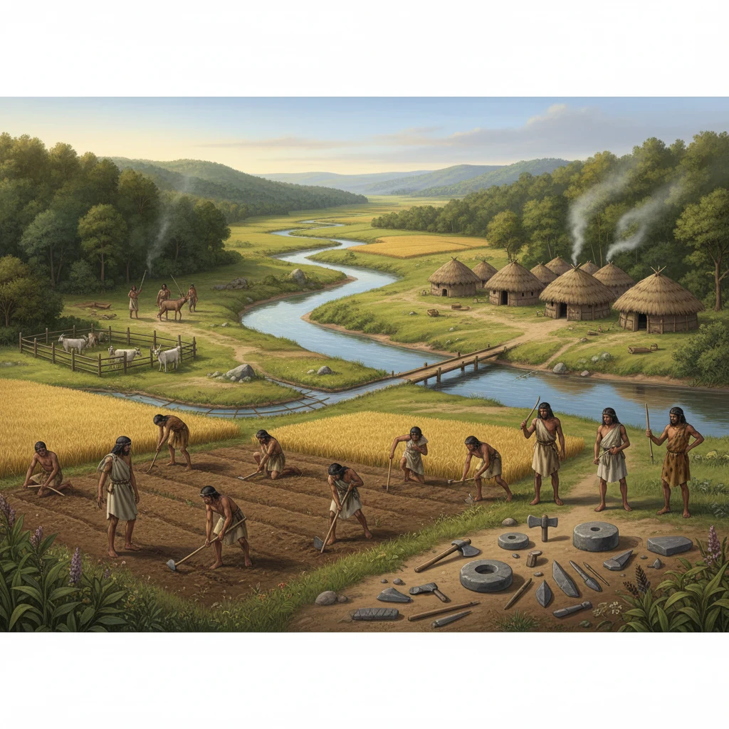 image about  🏛️ كيف ظهرت أولى الحضارات في العالم القديم؟ رحلة الإنسان من الاستقرار إلى بناء الدول