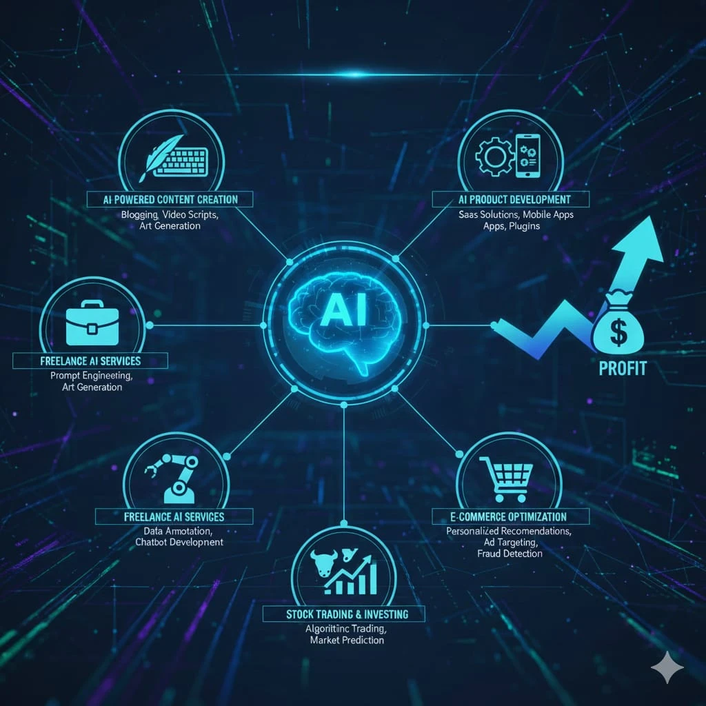image about كيفية الربح من الذكاء الاصطناعي: فرص وتحديات في عصر التكنولوجيا:📈